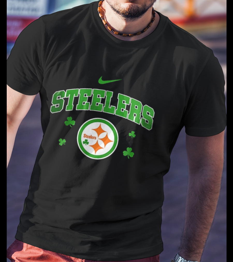 Pittsburgh Steelers Irish Woman Witch Soul Shamrock Fan T-Shirt