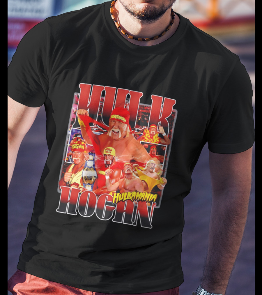 Hulk Hogan Hulkamania Memorial RIP Iconic Wrestling Legend T-Shirt