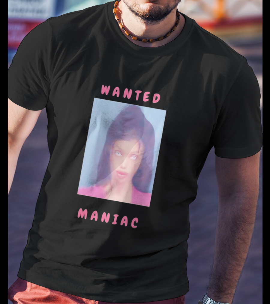 Wanted Maniac 2026 Surreal Doll Aesthetic With Glowing Eyes T-Shirt