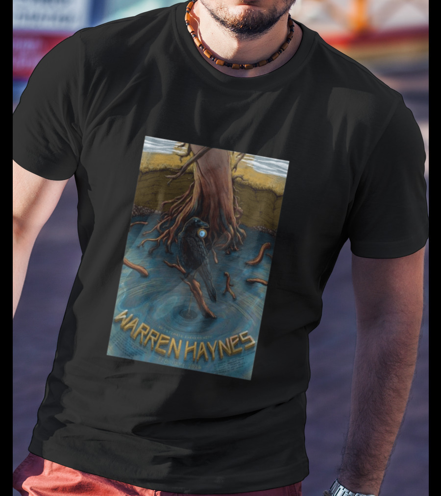 Warren Haynes An Intimate Evening February 2026 Raven And Tree Roots T-Shirt