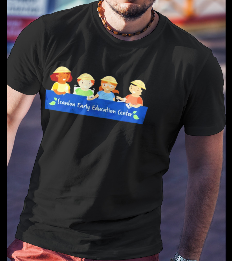 Scanlon Early Education Center Children With Sun Hats T-Shirt