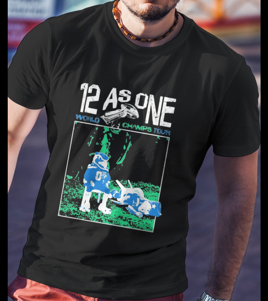 Seattle Seahawks 12 As One World Champs Tour T-Shirt