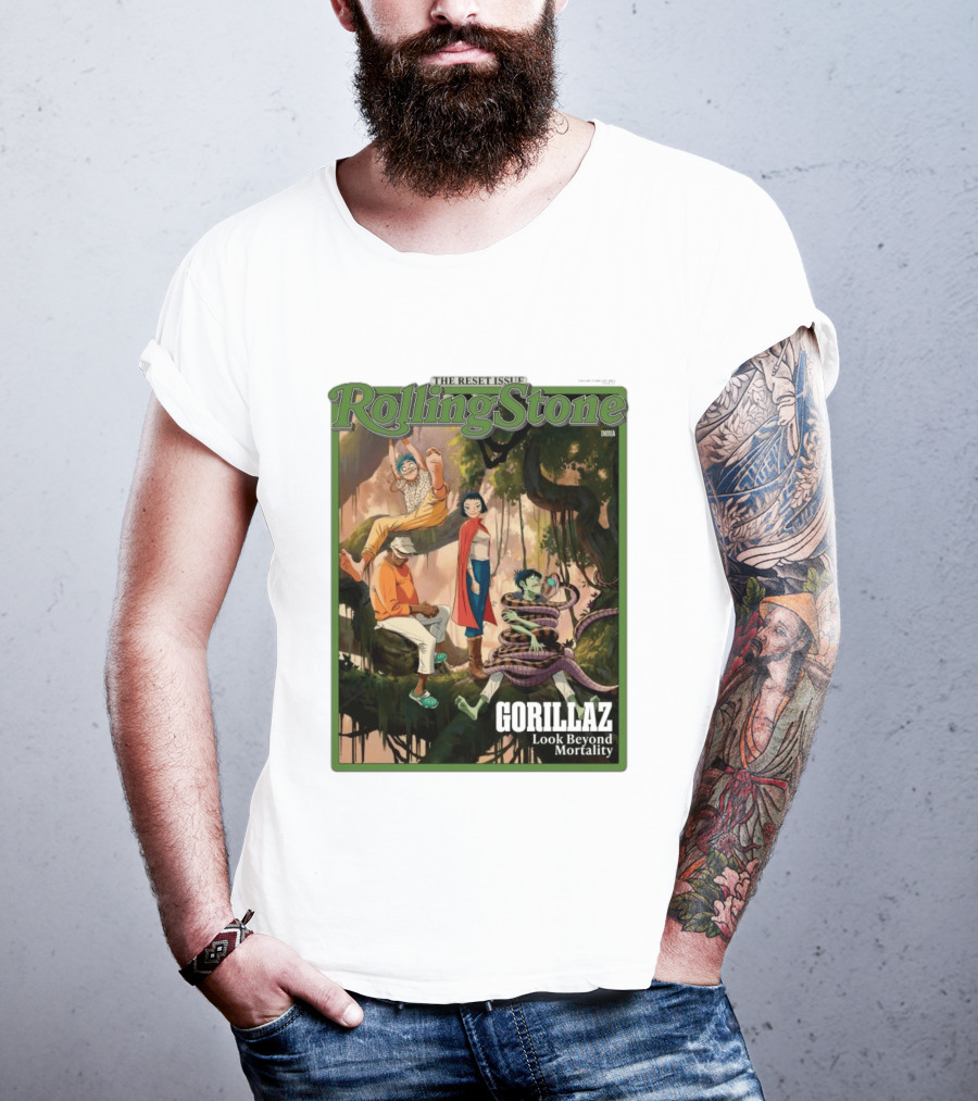The Reset Issue Rolling Stone India Gorillaz Look Beyond Mortality T-Shirt