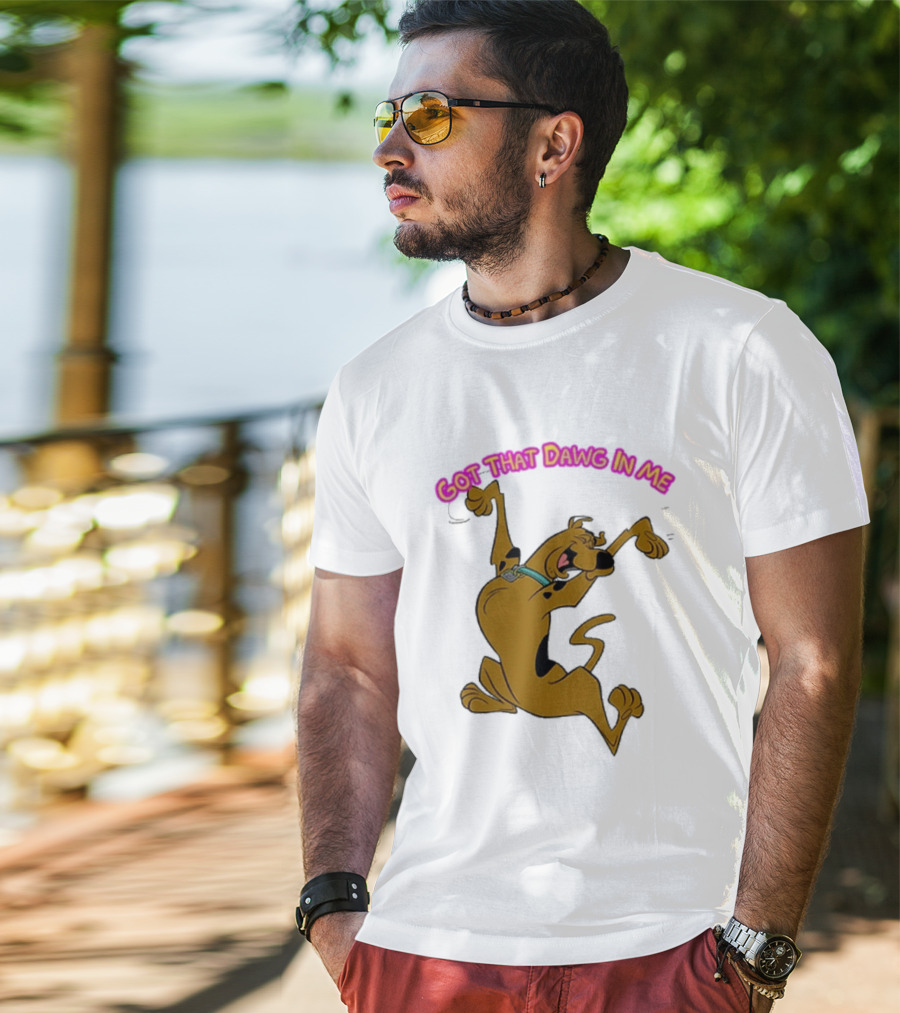 Got That Dawg In Me Scooby Doo Enthusiastic Pose T-Shirt