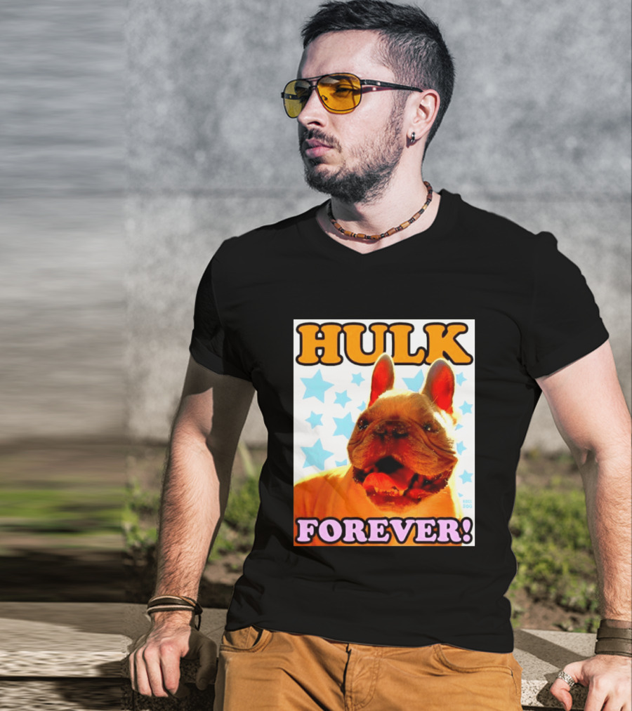 Hulk Forever French Bulldog Stars Dogs T-Shirt