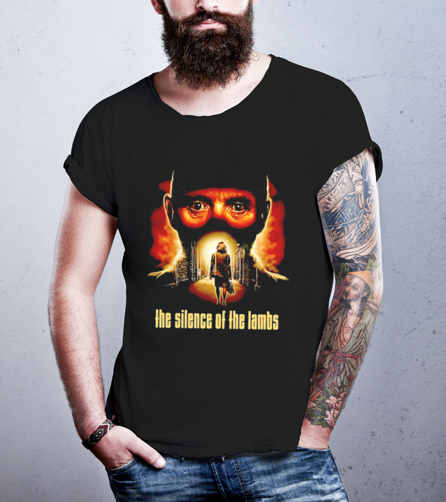 The Silence Of The Lambs Hannibal Lecter Movie Scene Fiery Eyes T-Shirt