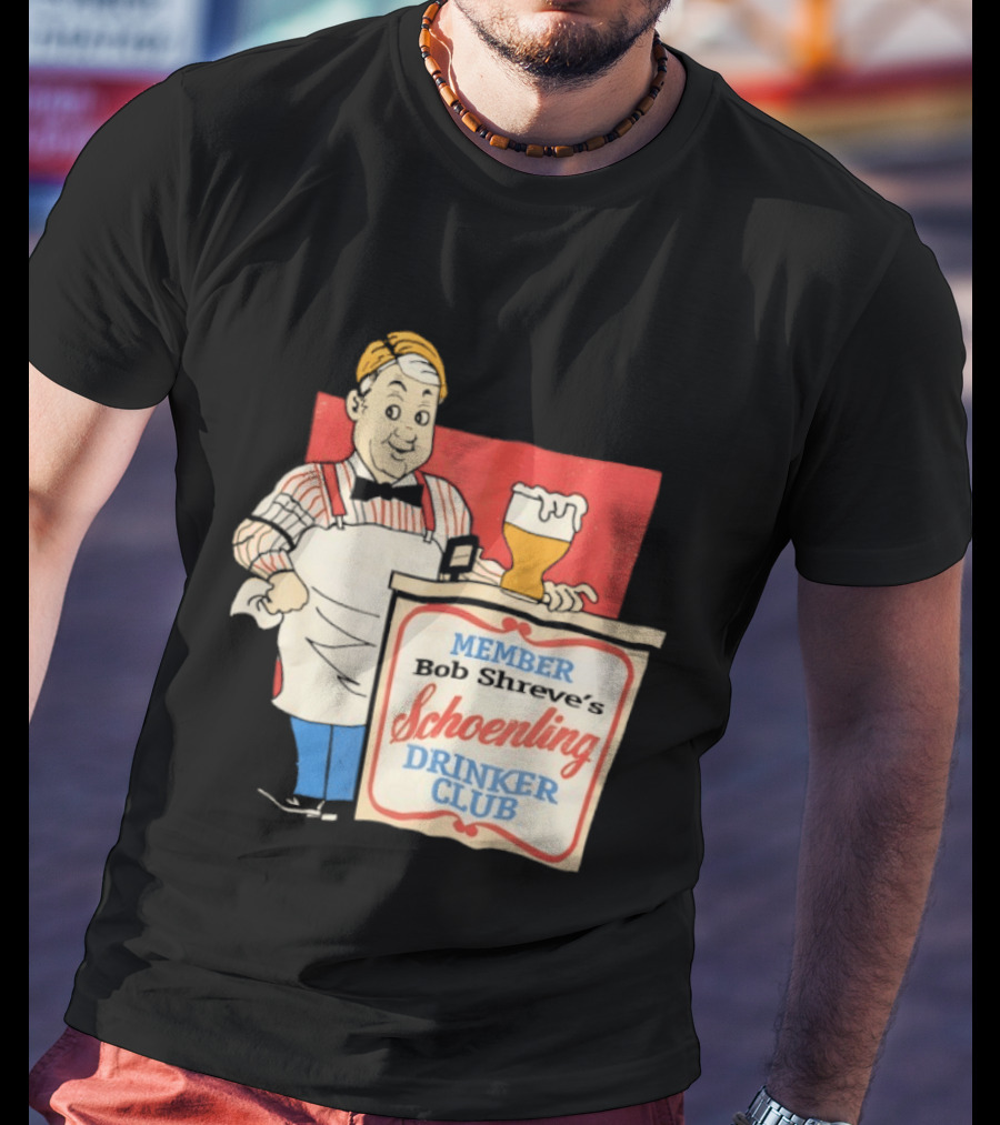 MEMBER Bob Shreve's Schoenling Drinker Club Beer T-Shirt