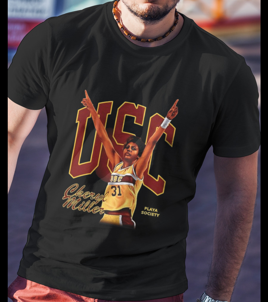 USC Cheryl Miller 31 Basketball Legend T-Shirt