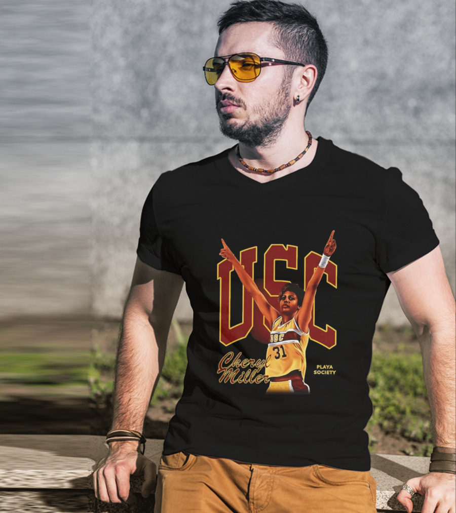 USC Cheryl Miller 31 Basketball Legend T-Shirt