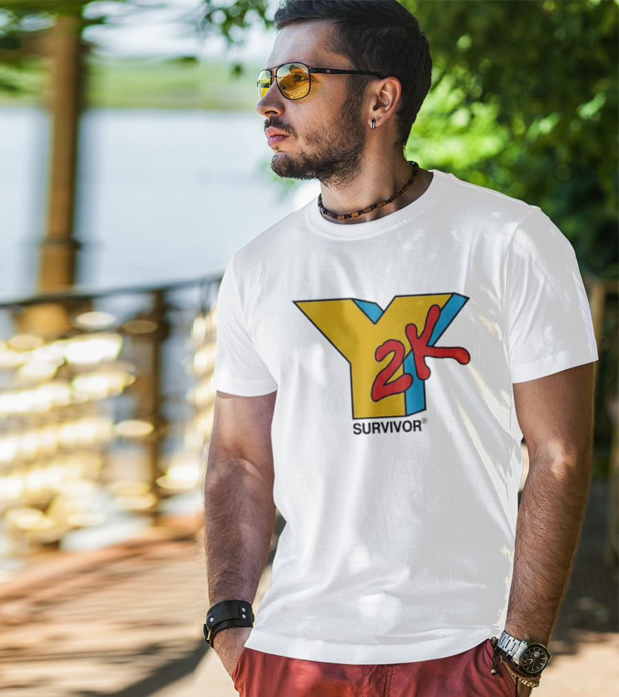 Y2K Survivor Retro 2000s Nostalgia Fashion Trend T-Shirt
