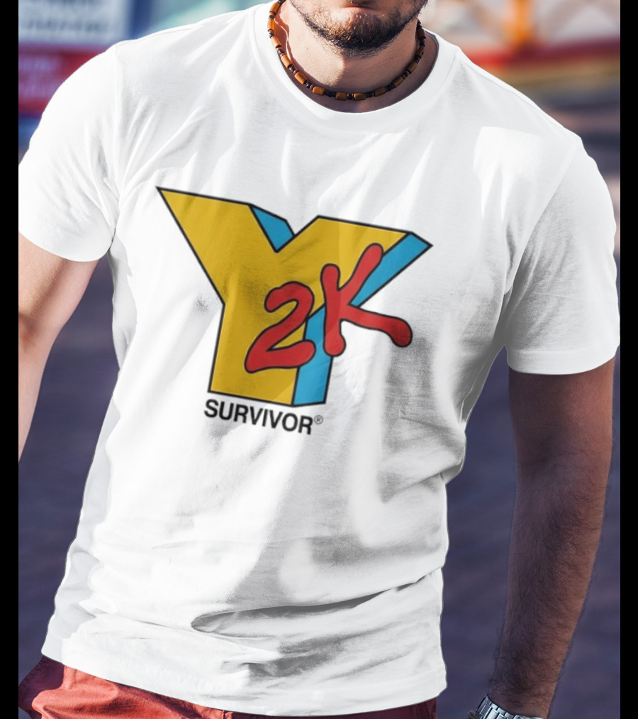 Y2K Survivor Retro 2000s Nostalgia Fashion Trend T-Shirt