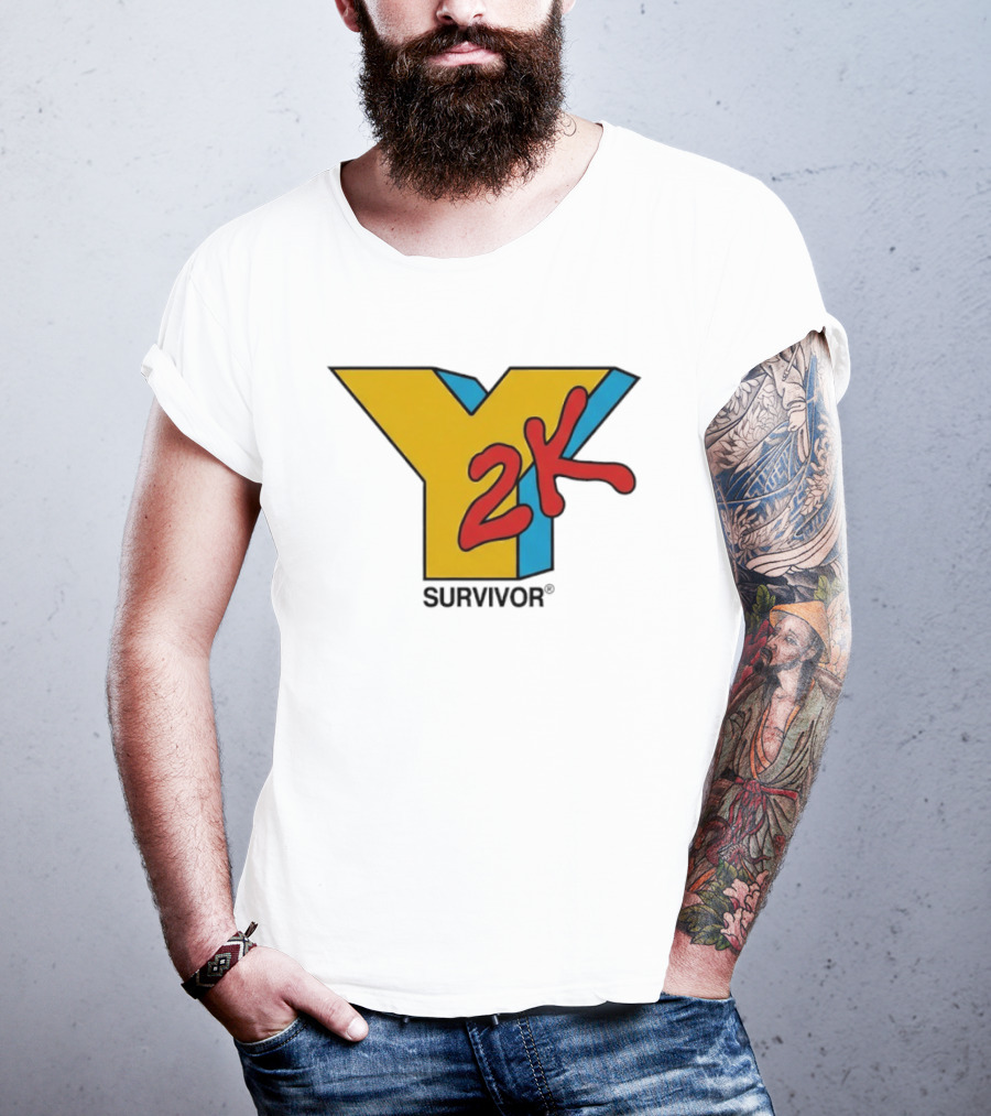 Y2K Survivor Retro 2000s Nostalgia Fashion Trend T-Shirt