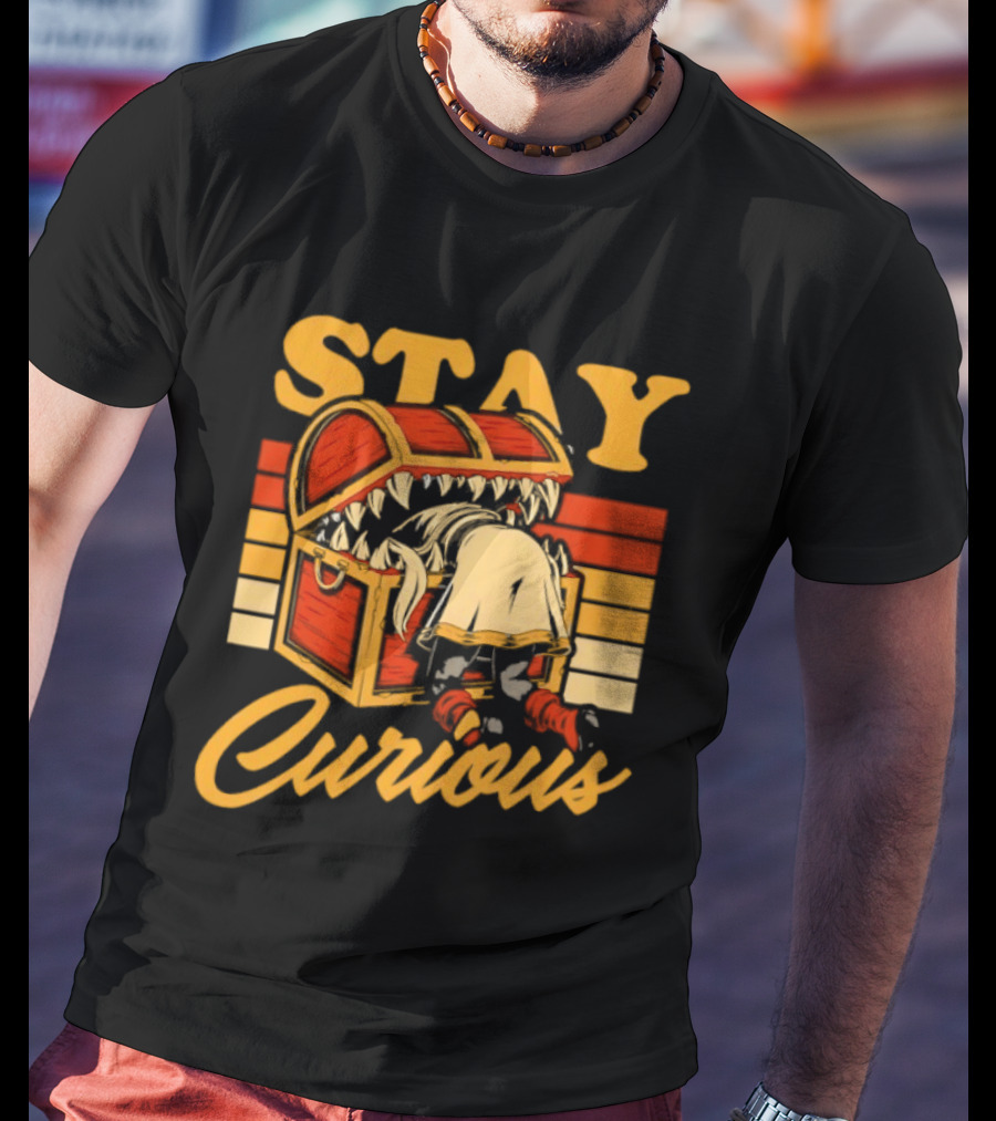 Stay Curious Elf Anime Treasure T-Shirt