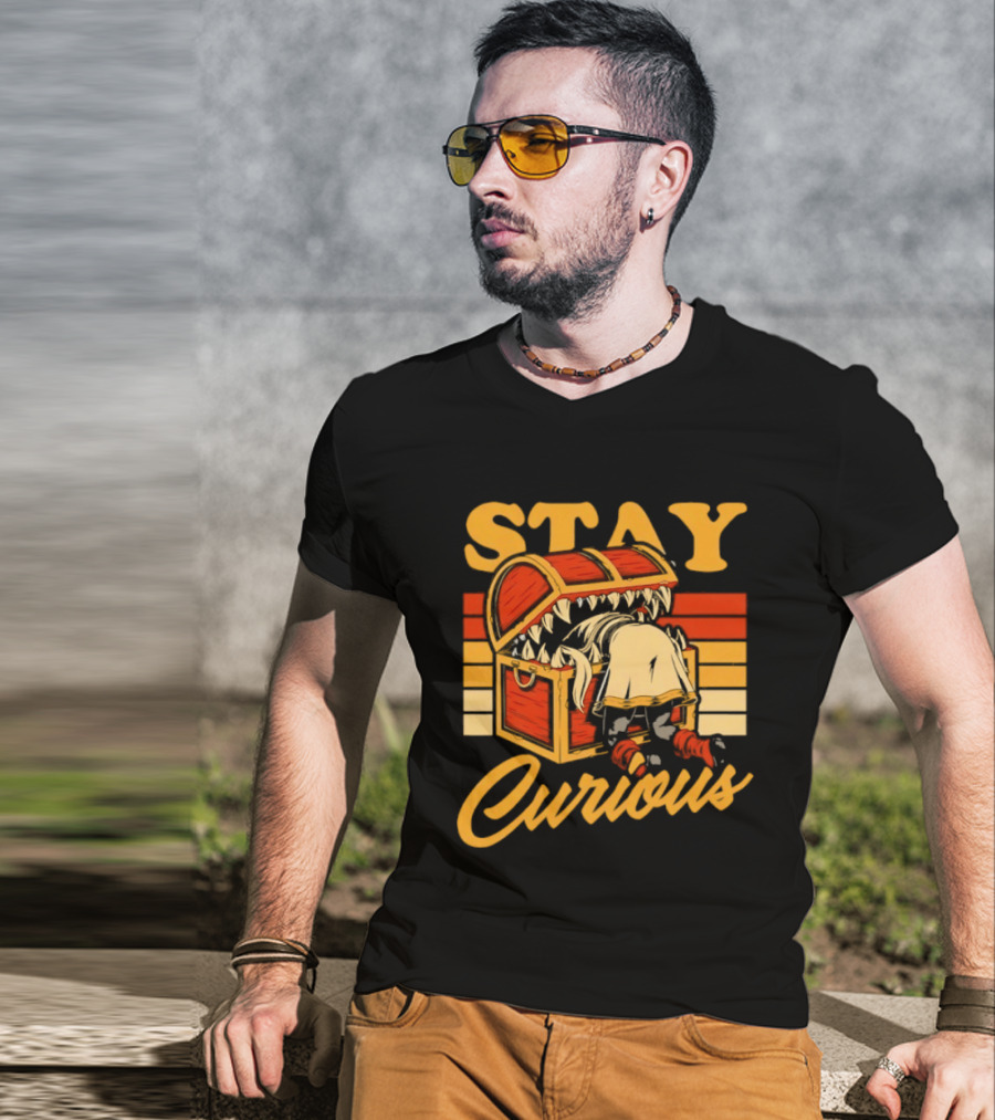 Stay Curious Elf Anime Treasure T-Shirt