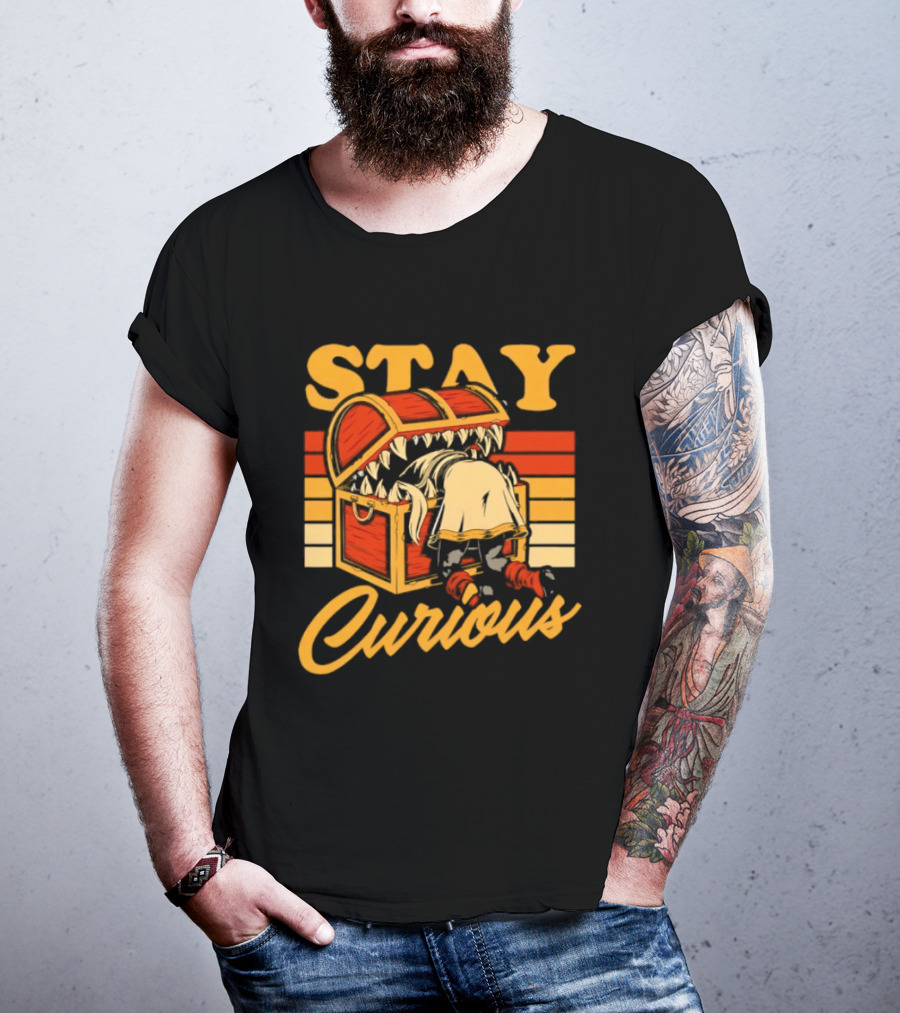 Stay Curious Elf Anime Treasure T-Shirt