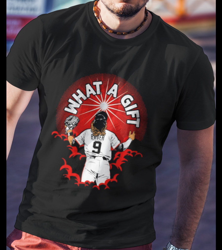 What A Gift Harrison Bader San Francisco Number 9 T-Shirt