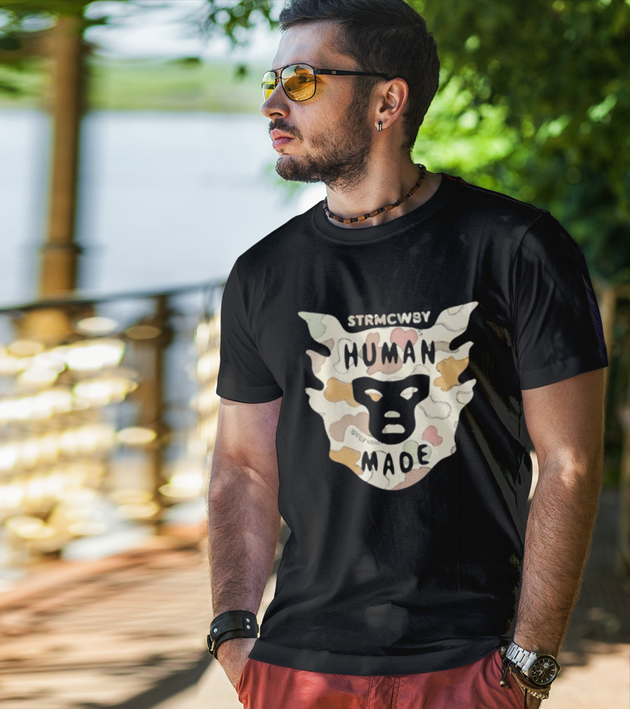 Strmcwby Human Made Camouflage Face T-Shirt