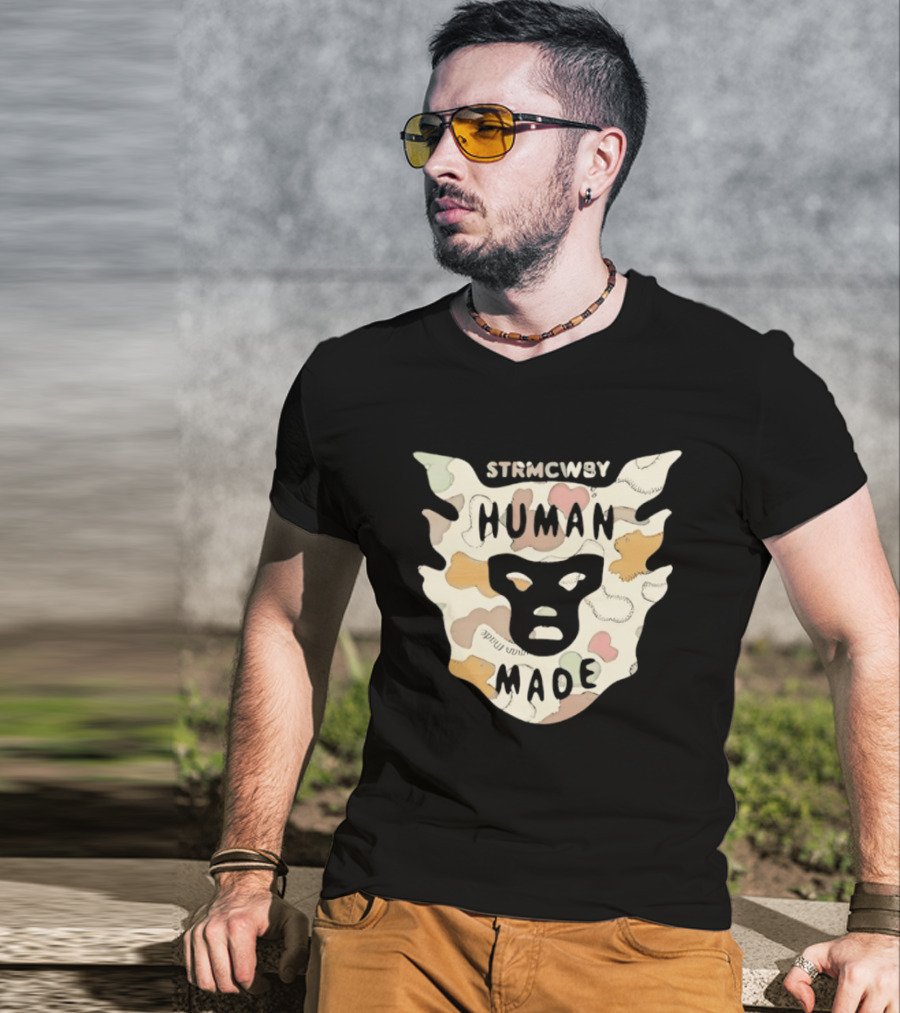 Strmcwby Human Made Camouflage Face T-Shirt