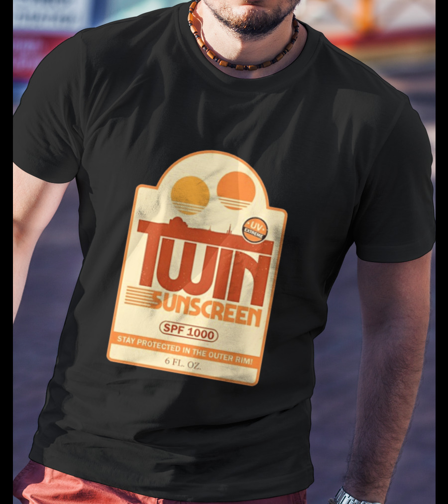 Twin Sunscreen SPF 1000 UV Extreme Stay Protected In The Outer Rim 6 Fl. Oz T-Shirt