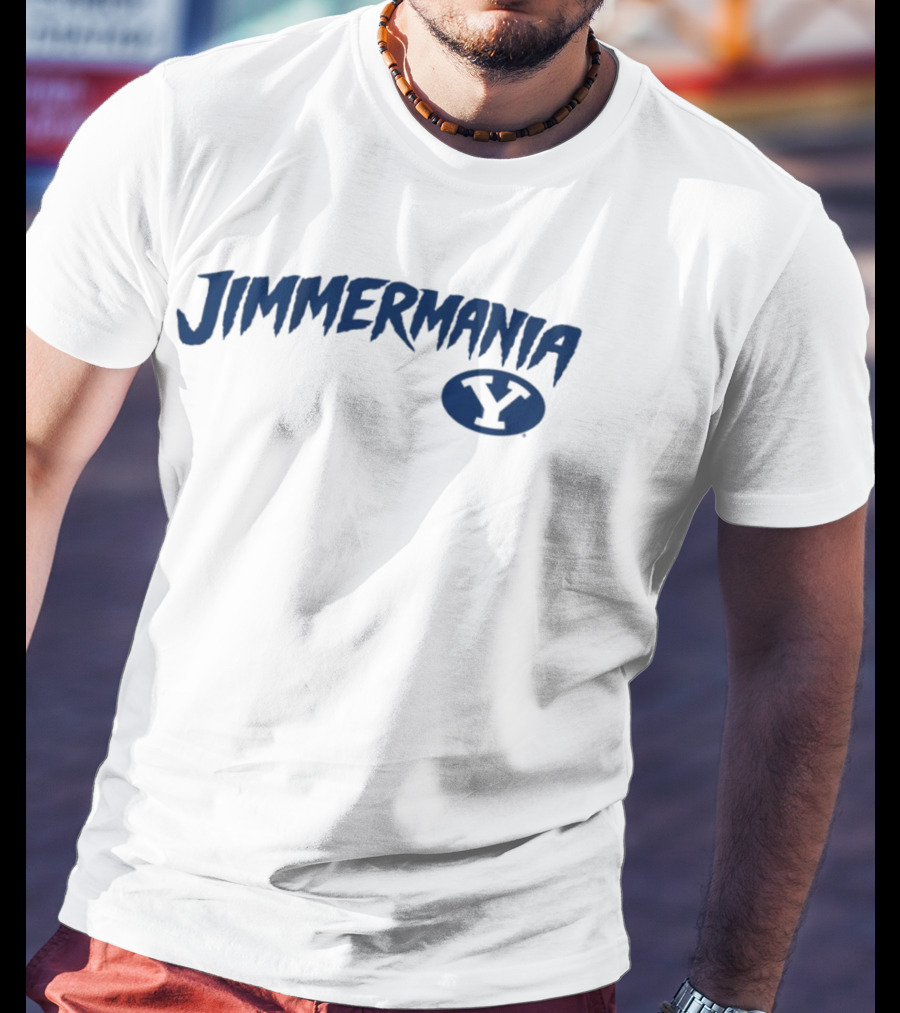 BYU Basketball Jimmermania 32 Jimmer Fredette Y T-Shirt