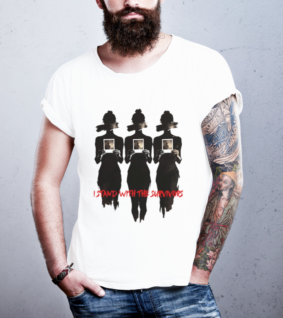 I Stand With The Survivors Epstein Victims T-Shirt