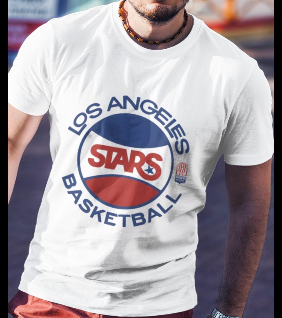 Los Angeles Stars Basketball ABA Retro Style Sports Team T-Shirt
