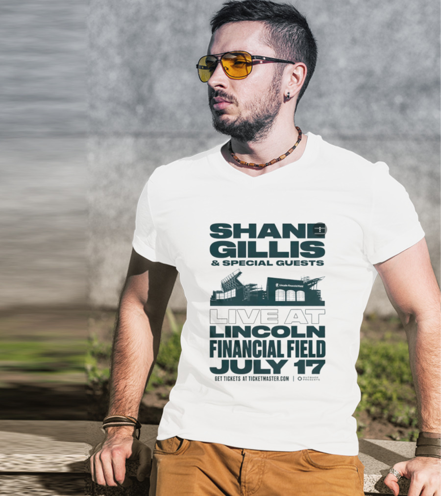 Shane Gillis And Special Guests Live At Lincoln Financial Field July 17 Event Promotion T-Shirt