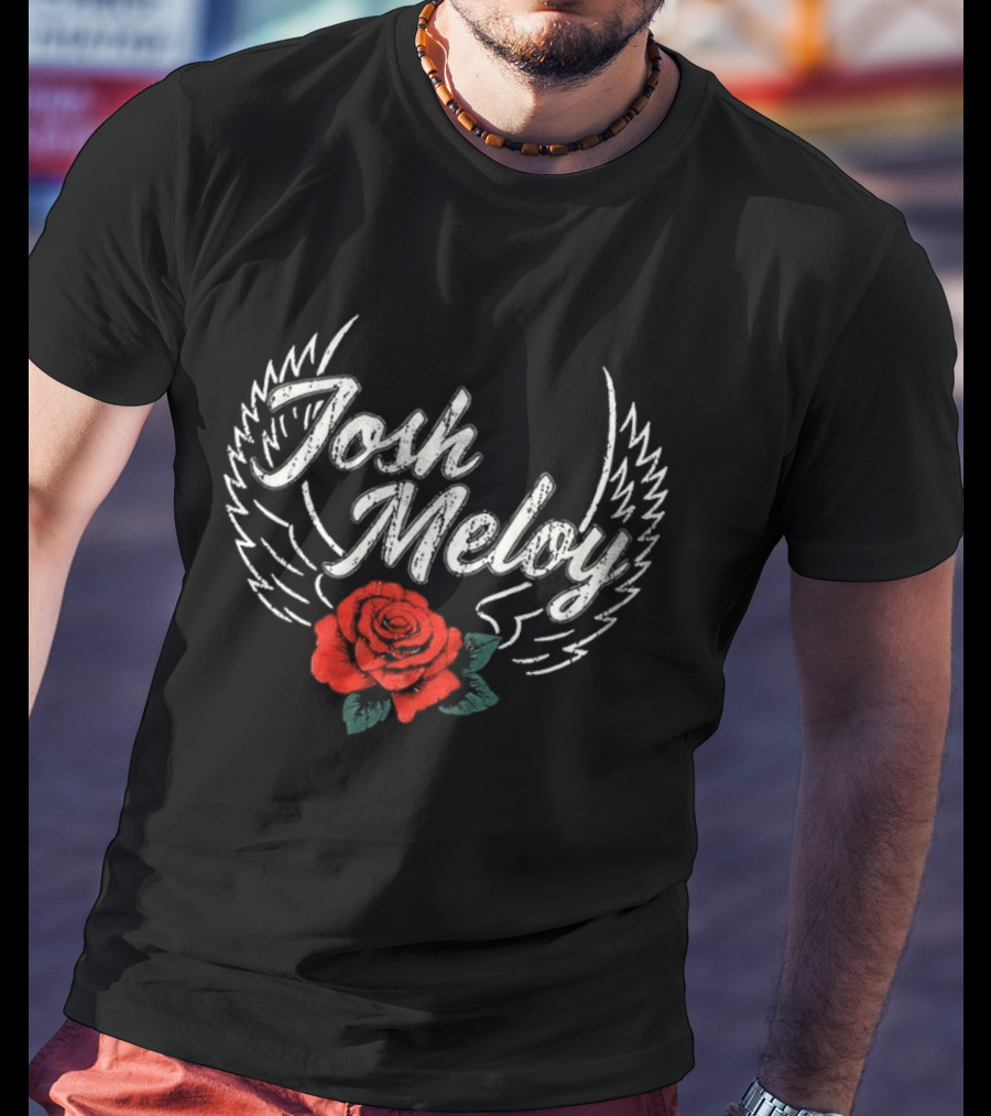Josh Meloy Wings And Rose T-Shirt