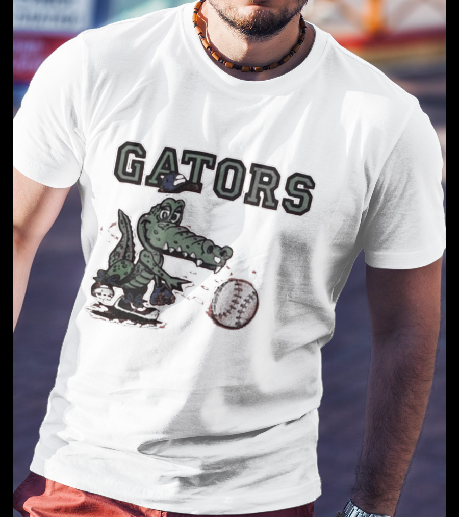 Florida Gators Basketball Mascot Image T-Shirt