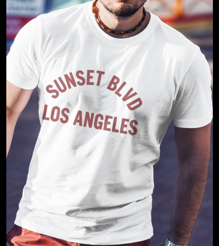 High Potential Morgan Sunset BLVD Los Angeles T-Shirt