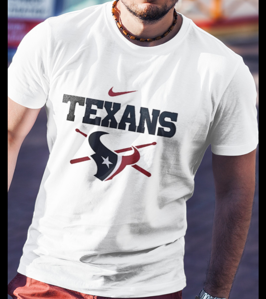 Nike Texans Drummer Houston Football Fan T-Shirt