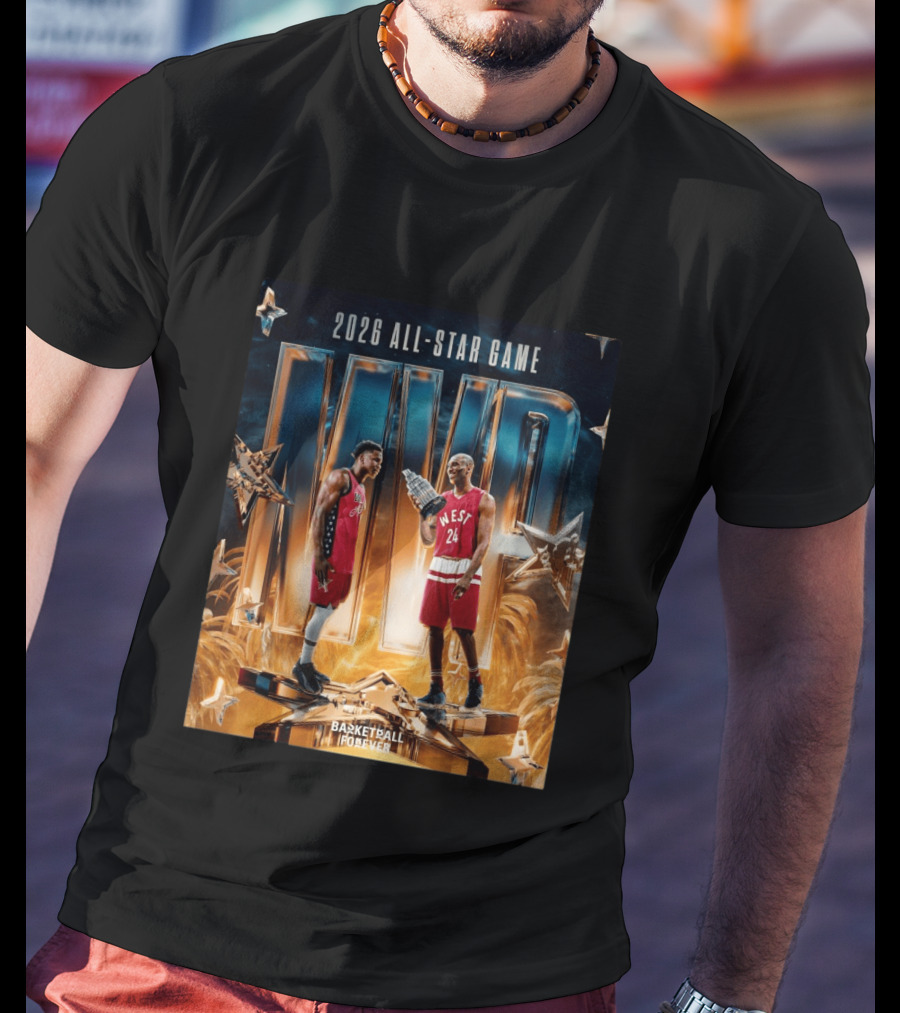 2026 All Star Game MVP Anthony Edwards Kobe Bryant Basketball Forever T-Shirt