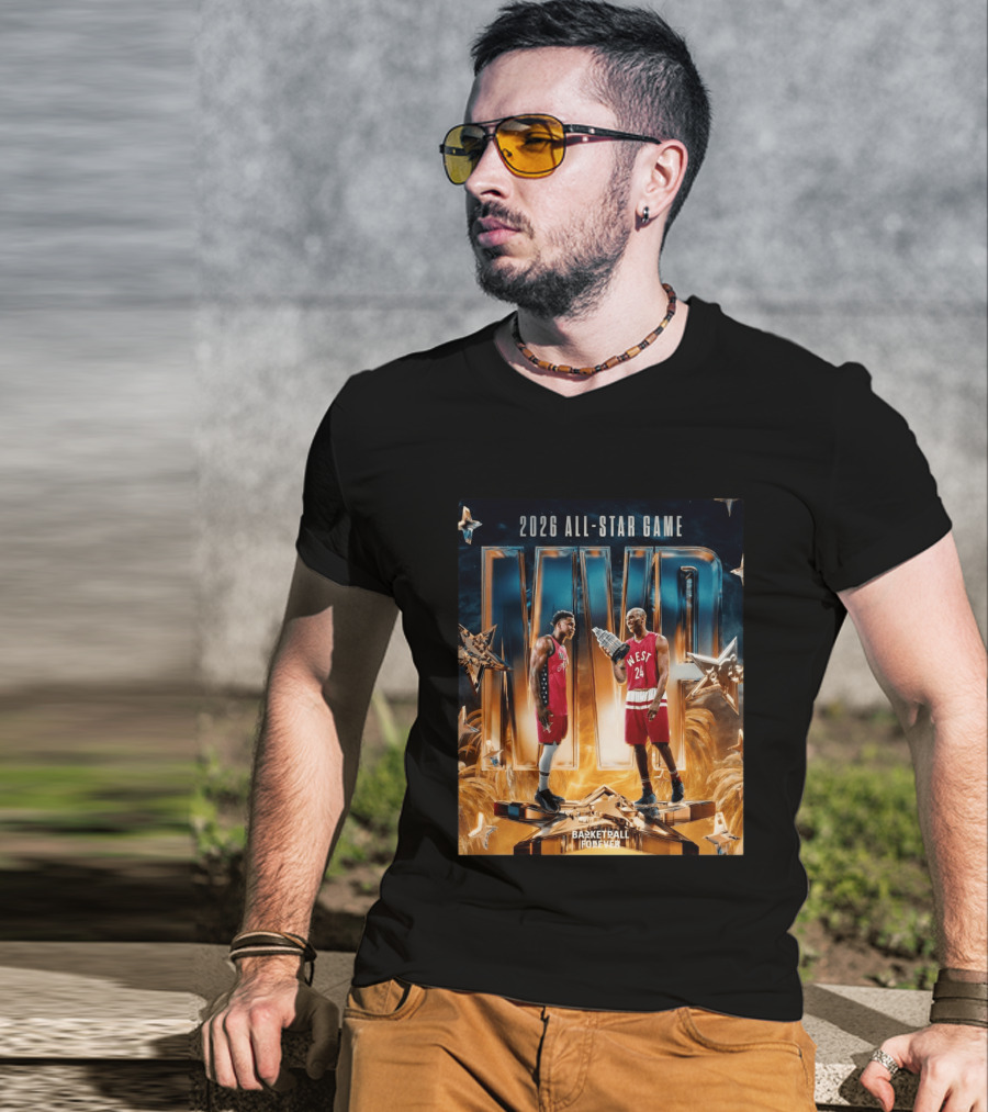 2026 All Star Game MVP Anthony Edwards Kobe Bryant Basketball Forever T-Shirt