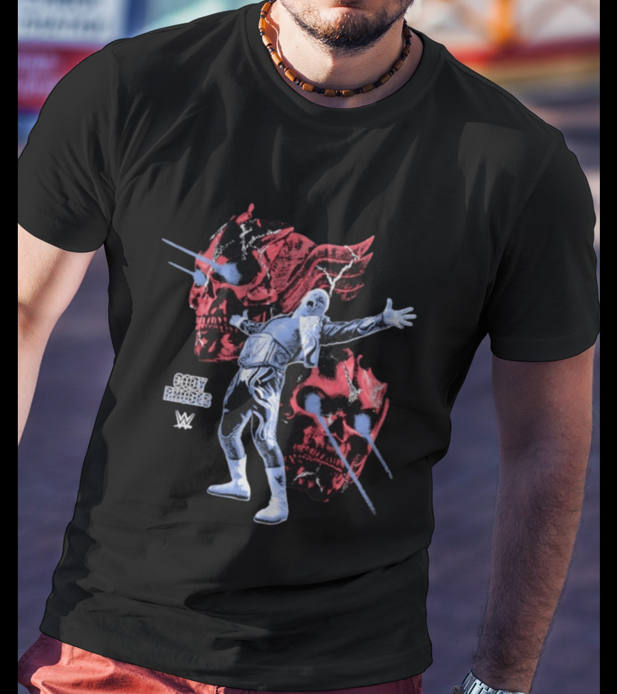 Cody Rhodes WWE Skull WrestleMania 42 T-Shirt
