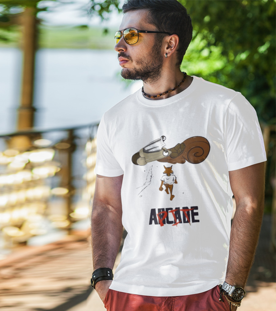 Smight Akira Arcade Pit Retro Futuristic Motorcycle Adventure T-Shirt