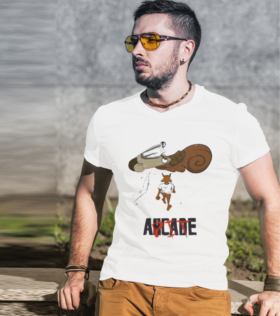 Smight Akira Arcade Pit Retro Futuristic Motorcycle Adventure T-Shirt