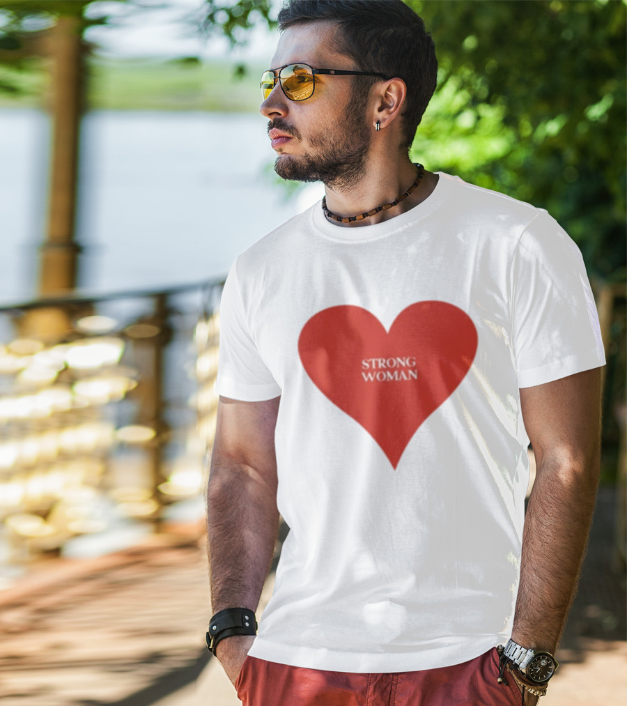 Strong Woman Heart Gemma Johnson Neighborhood Empowerment T-Shirt