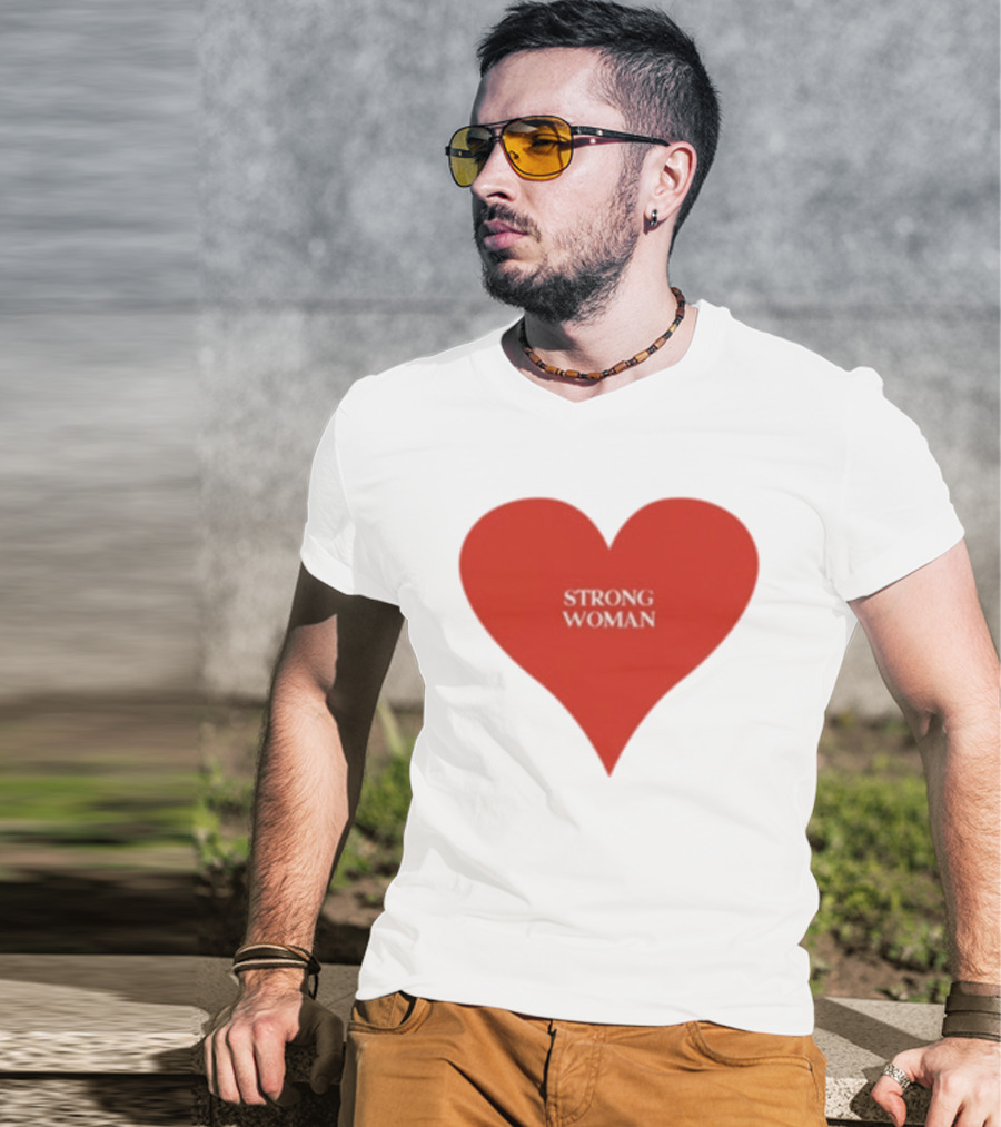 Strong Woman Heart Gemma Johnson Neighborhood Empowerment T-Shirt