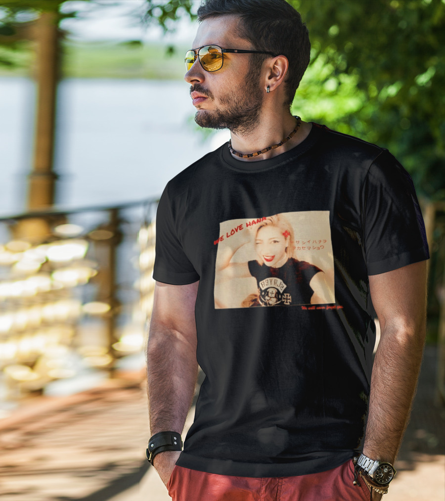 We Love Hana Kimura Punk Style Photo T-Shirt