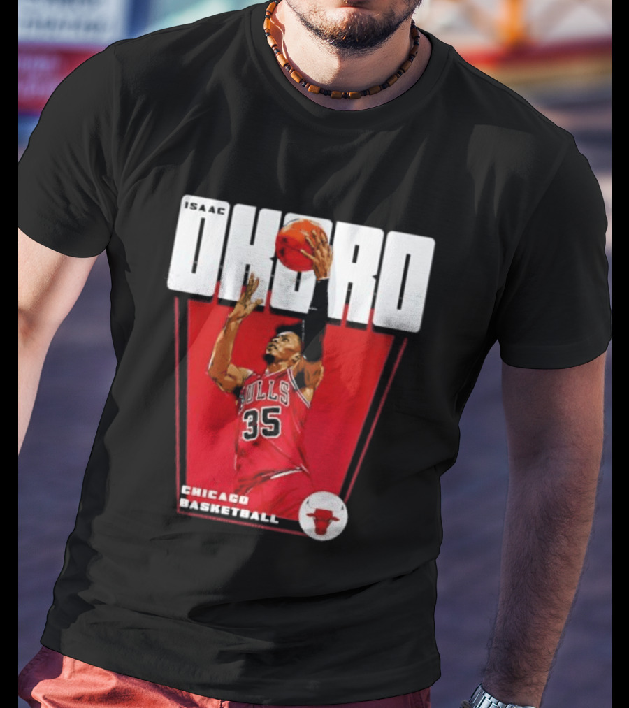 Chicago Basketball Okoro 35 Bulls Dunk T-Shirt