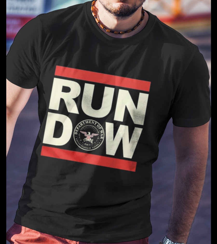RUN DOW Department Of War Trump Seal T-Shirt