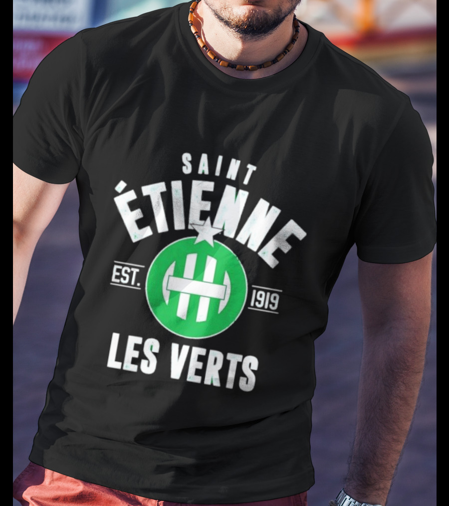 Saint Étienne Established 1919 Les Verts Soccer Heritage T-Shirt