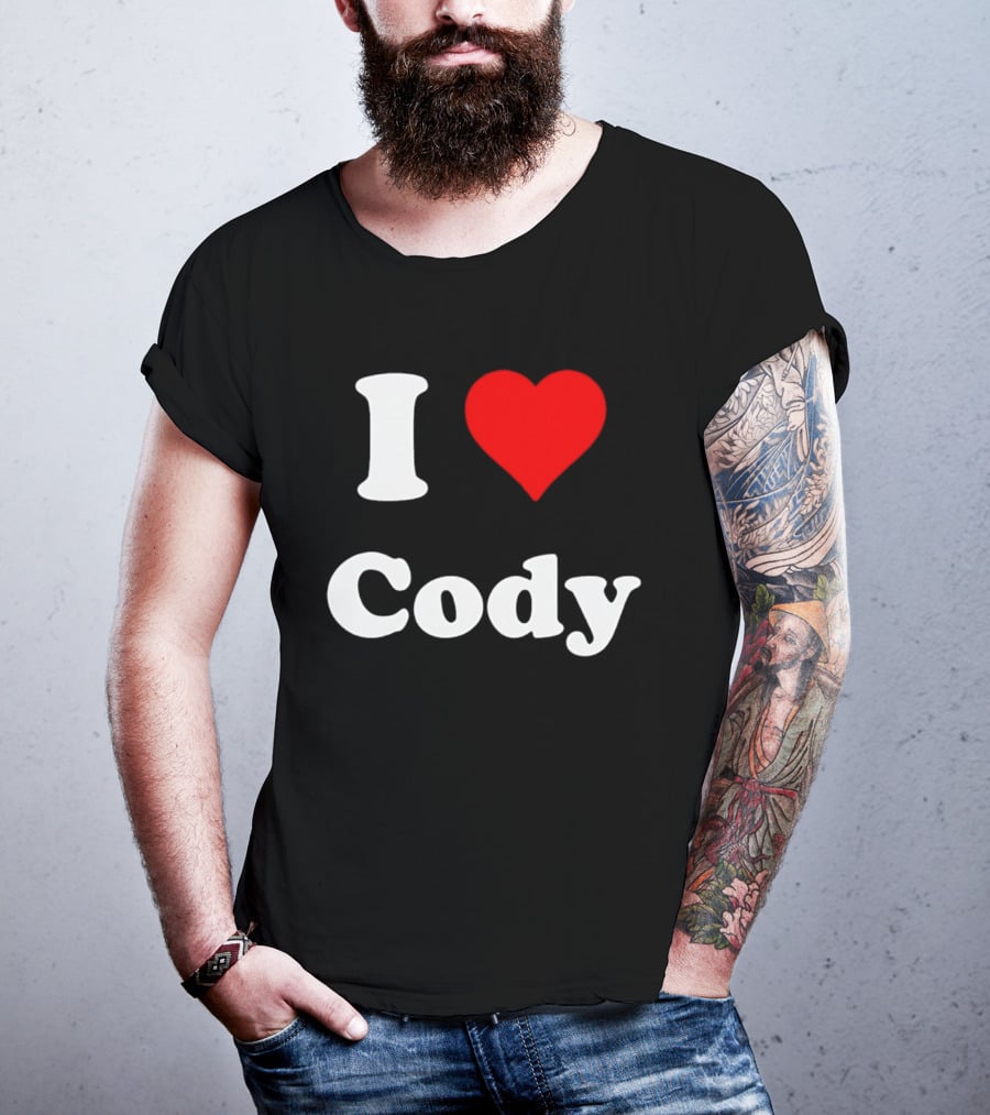 I Love Cody Heart T-Shirt