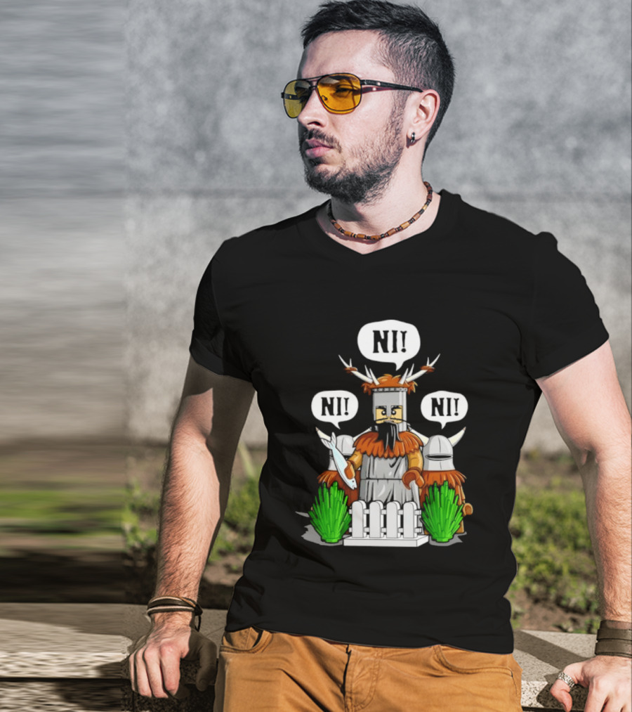 Knights Of Ni Monty Python Nature Comedy Scene T-Shirt
