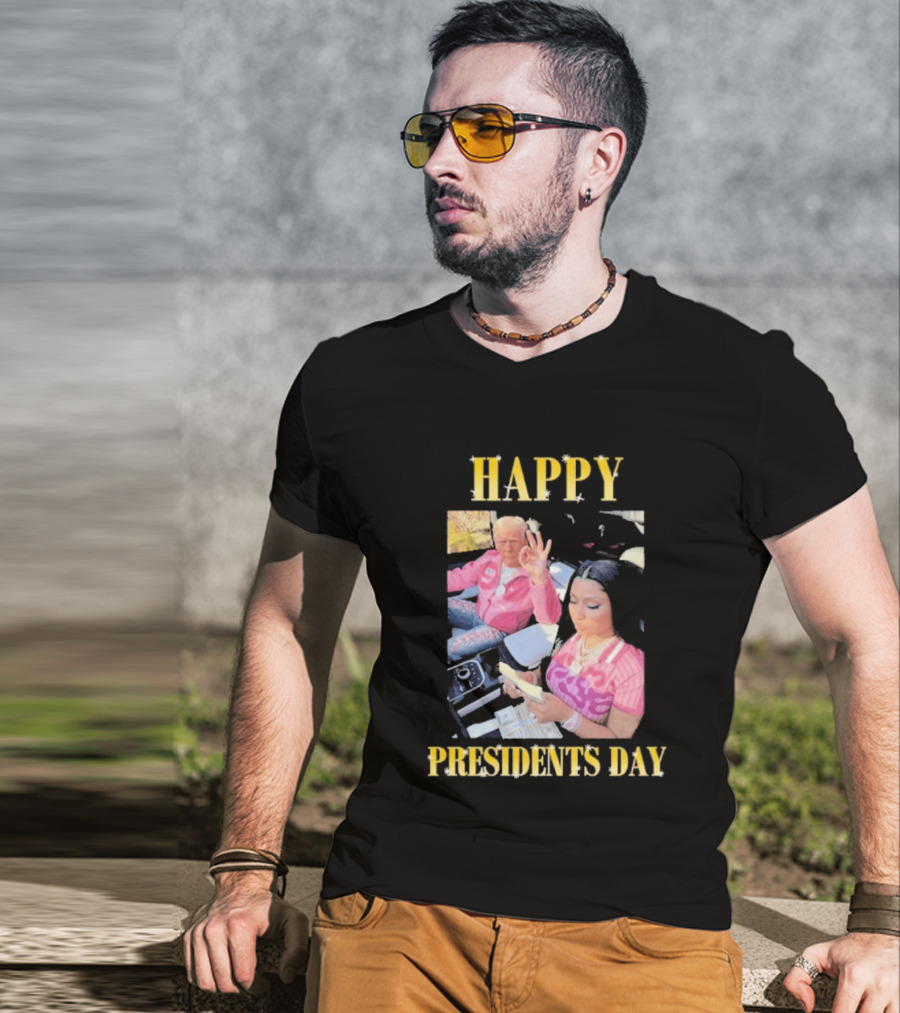 Happy Presidents Day Trump Nicky T-Shirt