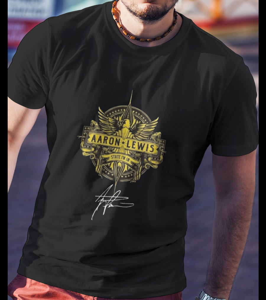 Aaron Lewis State I'm In Tour 2026 Eagle T-Shirt