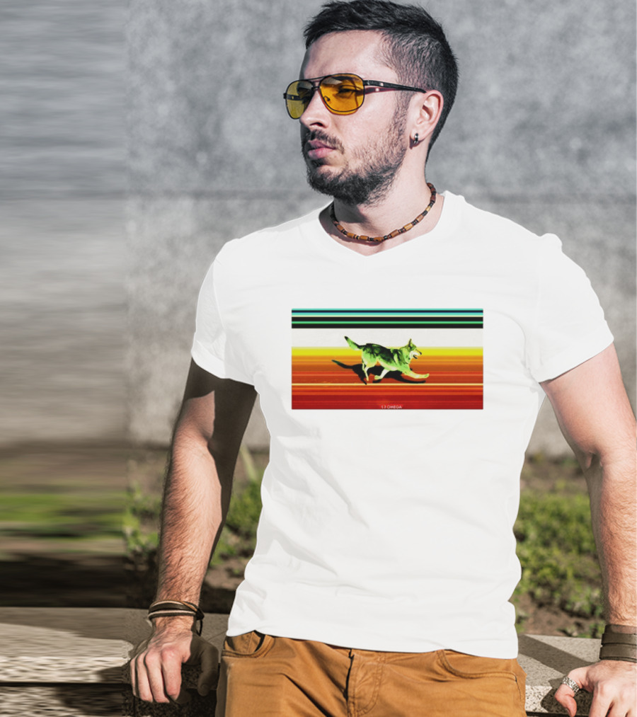 Nazgul The Wolfdog Omega Olympic Finish Stripes T-Shirt