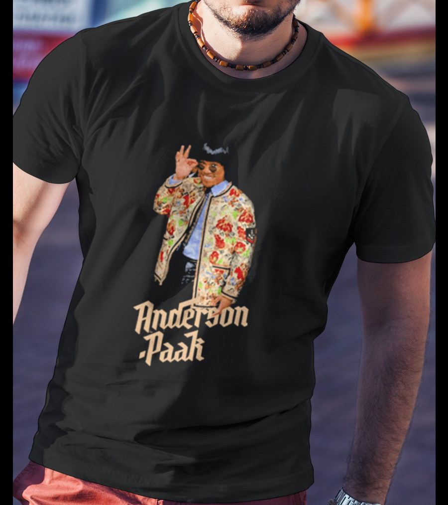Anderson Paak Floral Jacket Style Moment T-Shirt
