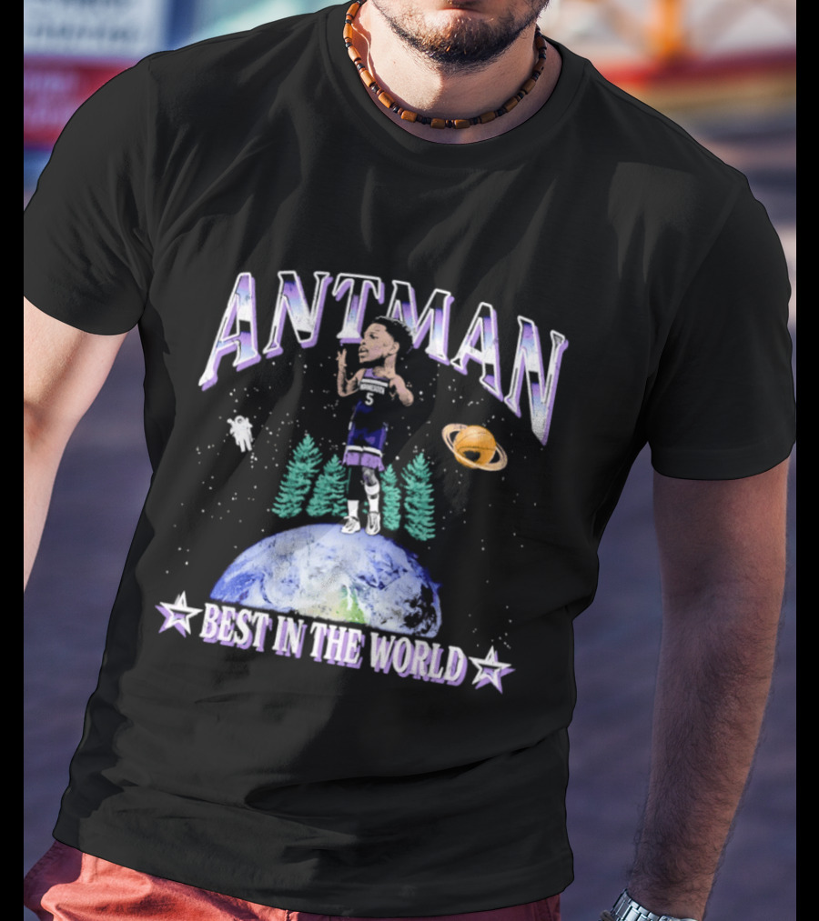 ANTMAN Best In The World Minnesota Timberwolves Basketball Planetary T-Shirt