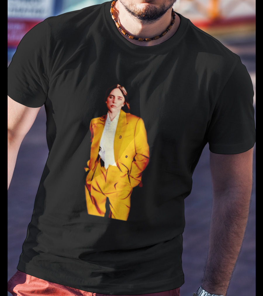 Billie Eilish Yellow Suit Fashion T-Shirt